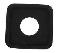 VOSAREA Couvercle de Poêle en Silicone Noir Réutilisable Protection Complète pour Brûleur Gaz, Protecteur Anti-huile pour Plaque à Gaz et Gazinière