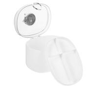 VOSAREA Couvercle Pour Accessoires De Cheveux Pour Bureau Blanc