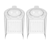 VOSAREA Couvercles de Rechange en Acrylique Structure Ajustée Sécurisée et Résistance Chaleur 2pcs pour Machine à Pop-corn à Air Chaud pour Soirées Cinéma