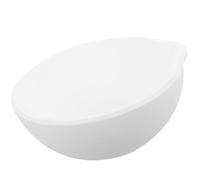 VOSAREA Creuset en oxyde d'aluminium blanc facile à nettoyer et résistant aux hautes températures pour fusion d'aluminium portable adapté à l'analyse et fabrication de bijoux