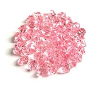 VOSAREA Cristal Rose Pierres Acryliques 150 Pièces 1cm | Acrylique, Forme Bloc de Glace, Usage Maison et Événement, pour Coque et Appareil