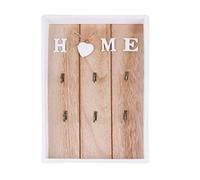 VOSAREA Crochet Clés Mural Boîte de Clés en Bois Armoire à clés Décoration Salon Décoration Maison Vintage pour Entrée de Maison