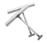 VOSAREA Crochets de Levage en T Robustes 2 Pcs Acier Inoxydable 17 CM X 8 MM Outil Utilitaire pour Soulever Plaques d'Égout et Portes Roulantes Levage Industriel et Entretien des