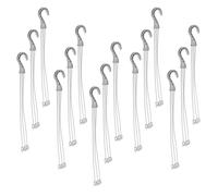 VOSAREA Crochets pour Supports à Fleurs 40 CM Lot de 30 Pièces en Plastique Antirouille pour Balcon Salon Chambre