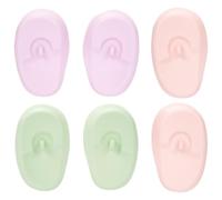 VOSAREA de Protège-oreilles Cache-oreilles Lot de 3 Paires en Silicone Confortables et Lavables pour Coloration et Auditive pour Salon de Coiffure