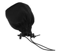 VOSAREA Diffuseur pour Coiffage en Voyage pour Cheveux Bouclés et Ondulés Portable Pliable en Toile Noire de Sèche-cheveux