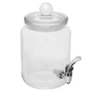 VOSAREA Distributeur de Boissons Design Élégant Robinet en Verre Classique Capacité pour Stocker et Whisky ou Brandy pour Mariages et Fêtes