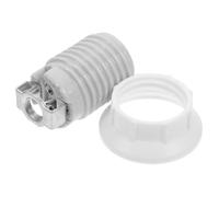 VOSAREA Douille en Porcelaine E14 pour Éclairage Intérieur Design Moderne et Élégant pour Remplacement de Lampe, Compatible Polyvalente, Matériau Céramique et Aluminium