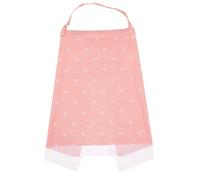 VOSAREA Écharpe D'allaitement en Coton Rose Légère et Facile à Nettoyer pour Maman, Couverture D'allaitement Pratique pour Poussette et Soins Bébé