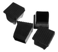 VOSAREA Embouts en Silicone Antidérapants Protection Pieds D'échelle pour Échelle 4 Pièces Noir Sécurité et Stabilité Renforcées Adaptés pour Bois et Carrelage