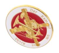 VOSAREA Épingle en Métal Élégante Balance de Justice et Épée, Accessoire Légal Commémoratif pour Costume, pour Événements et Célébrations