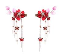 VOSAREA Épingles à Cheveux Femme en Alliage Style Rétro Chic Fleur de Décorative pour Usage Long Terme Lors D'engagement ou Anniversaire