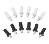 VOSAREA Goupilles de Réparation de Persiennes Axe de Volet Stable et Facile à Stocker 16 Pièces en ABS et Acier Inoxydable pour Volet Intérieur et Mobilier