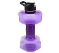 VOSAREA Gourde de Sport Haltère Bouilloire Forme Poids 1,5l en Pp Portable Multifonction pour Amis Sportifs Usage Gym et École Réutilisable