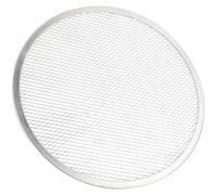 VOSAREA Grille à Pizza en Aluminium Argenté, Antiadhésive, Multifonction | Usage au Four Domestique, Résistante à Rouille Déformations, pour Cuisson Pratique