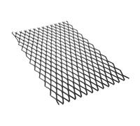 VOSAREA Grille de cheminée robuste Grille à charbon de bois haute température pour barbecue 25 x 40 cm Réceptacle à braises pour poêle à bois, accessoire pour foyer extérieur et