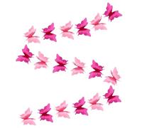 VOSAREA Guirlande en Papier 3D Rose Décorative pour Shower et Célébration, Style Féerique, Bannière Légère et Élégante pour Fête