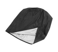 VOSAREA Housse de Barbecue Imperméable Polyester Résistante Aux Intempéries avec Cordon Ajustable pour Barbecue Ronde et Brasero Extérieur