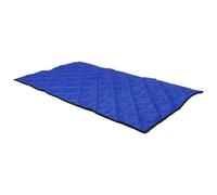 VOSAREA Housse de Congélateur Étanche, Couvercle Plat Isolant Aimants | Film Aluminium et Coton, Protection Pluie et Poussière, Pose à Plat pour Armoire Extérieure, Bleu
