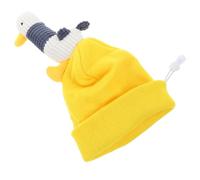 VOSAREA Housse de Protection Élastique pour Casque de Ski Jaune, Légère et Lavable, Accessoire pour Sports de Neige en Extérieur, Design Poupée Licorne Mignon
