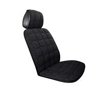 VOSAREA Housse De Siège Auto Chaude Automne Hiver Coussin Peluche Courte Tapis De Protection Pour Siège Auto Accessoire Intérieur Voiture Noir