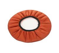 VOSAREA Housse De Tabouret Ronde Tissu Résistant avec Bord Large Antidérapant Protection Élastique pour Chaise Bar Øcm Marron Lavable