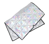 VOSAREA Housse Étanche Isolante pour Réfrigérateur Extérieur avec Double Face en Polyester et Coton, Protection Solide la Poussière et L'humidité pour Mini-frigo et Vitrine