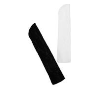 VOSAREA Housse pour Petit Éventail Pliant en Lin Dentelle Faite Main, Pratique et Portable, Style Vintage Rétro, Lot de 2 pour Diverses Occasions