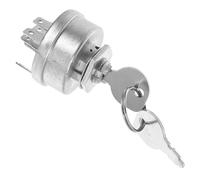 VOSAREA Interrupteur D'allumage de Remplacement Contacteur de Démarrage avec Clé, 1 Pièce Accessoire Entretien Pelouse pour Tondeuse à Gazon Am38227 Compatible Tracteur Tondeuse