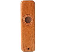 VOSAREA Kazoo et Bois Marron Facile à Transporter Ranger Instrument Kazoo Portable pour Accompagnement Guitare Présent Anniversaire Garçon et Filles Filles