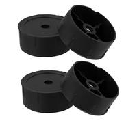 VOSAREA Kit de 4 Bouchons en Plastique Noir M8 pour Remplacement de Griffoir pour Chat, Accessoires Faciles à Installer pour Arbre à Chat et Poste à Griffer