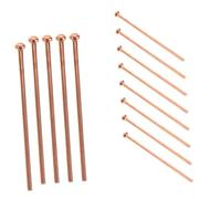 VOSAREA Kit de Soudure 500pcs Clous de Débosselage en Cuivre pour Réparation de Pare-Chocs Voiture Goupilles Droites 2mm Outil Professionnel pour Carrosserie