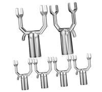 VOSAREA Kit De Tuteurs Et Supports De Branches D'arbres Fruitiers pour Verger Et Jardin, en Alliage D'aluminium u en 19 Ports, 6 Pièces, Protection Pression Neige Et Vent