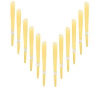 VOSAREA Kit d'extraction de cérumen 20 bougies auriculaires cire jaune crème avec bouchons forme trompette pour hommes et femmes outils de nettoyage canal auditif