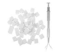 VOSAREA Kit Manucure Éponges pour Ongles avec Pinceau de Précision, Accessoires Nail Art pour Création de Dégradés et Designs, pour Manucure DIY