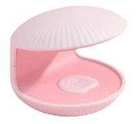 VOSAREA Lampe à Ongles USB pour Nail Art 5 Led, Plastique Blanc, Risque de Brûlure, pour Salon Professionnel ou Voyage