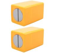 VOSAREA Lot de 2 Boîtes de Rangement pour Lames Cassées Sécurisées, Compactes et Légères, Contenant de Déchets de Lames Rétractables, Étui Portable pour Stockage Sûr à Domicile Salon