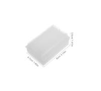 VOSAREA Lot de 2 Brosses Sensorielles Thérapeutiques Blanches pour Stimulation Tactile Apaisante Brossage Sensoriel Bébé Outil Ergothérapie pour Hypersensibilité et Défense Sensorielle