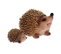 VOSAREA Lot de 2 Figurines Hérisson en PVC pour Décoration Intérieure et Extérieure, Modèle Miniature 8 Cm, Ornement Jardin et Table à Sable, Décor Bonsaï, Jouet Éducatif Garçon et Filles