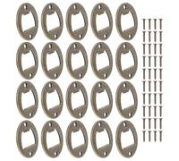 VOSAREA Lot de 20 Set de Set de Inserts Ronds pour Ouvre-bouteille de Style Chinois, Accessoires DIY Pratiques pour Outils Ouvre-bouteilles Solide et Polyvalents