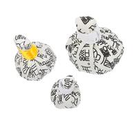 VOSAREA Lot de 3 Boules de Massage Santé Chauffantes aux Herbes Chinoises Tailles Large Moyenne Petite Balle de Médecine Chinoise pour Relaxation Corps Complet Usage Couleur Aléatoire