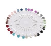 VOSAREA Lot de 30 Épingles à Foulard en Perles 8 Mm Rondes, Broches Petites en Métal pour Hijab et Mariage, Accessoires Féminins Élégants pour Foulards et Châles, Bijoux Musulmans