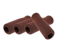 VOSAREA Lot de 4 Poignées de Canne en Mousse Épaisse Marron Accessoires pour Béquilles et Cannes de Marche Poignées Antidérapantes et Confortables Protection Main pour Personnes Âgées