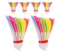 VOSAREA Lot de 6 Ballons de Badminton Gonflables en Pe Réutilisables, Design Unique, Décorations Polyvalentes pour Fêtes D'anniversaire à Thème Sportif
