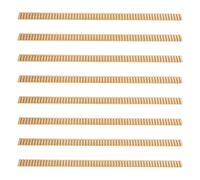 VOSAREA Lot de 8 Filets de Guitare Classiques Flexibles en Matériau Synthétique Décoratif pour Accessoires de Guitare Acoustique et Classique, pour Luthiers