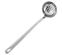 VOSAREA Louche à Fentes en Acier Inoxydable 304 Grosse Taille 7 CM Cuillère à Trous Épaisse et Profonde Ustensile Ménager Portable pour Usage Domestique et Professionnel Accessoire