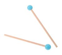 VOSAREA Maillet de Percussion Orff à Manche Bois et Tête Caoutchouc | Précision de Frappe, Réponse Vive, pour Xylophone et Glockenspiel, Pratique Scolaire et Improvisation