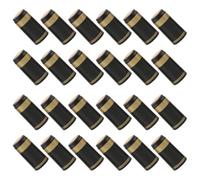 VOSAREA Maintien Goût Thermorétractables 50 Capsules en Plastique Noir Ajustement Flexible, Pack de 50, Style Classique Élégant pour Bouchons de Bouteilles de Vin