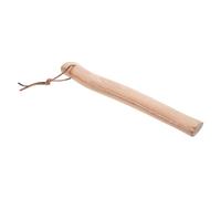 VOSAREA Manche de Rechange Court en Bois Dur 32 Cm Incurvé pour Hachette Camping, Remplacement de Manche à Hache Ergonomique Antidérapant Usage Extérieur Jardinage