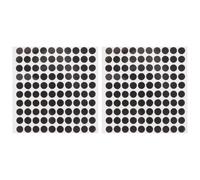 VOSAREA Marqueurs de Table de Billard 2 Pcs Noir Adhésifs Autocollants Points pour Billard Américain Snooker Pool Accessoire Résistant et Précis Usage Loisir et Compétition